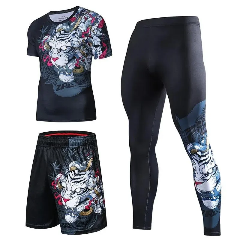 Men Long Sleeve Boxing Jersey Male GYM Fitness Tee Leggings Short Sport Running Set Skiing Basketball Football Clothes Suit A728
Men Long Sleeve Boxing Jersey Male GYM Fitness Tee Leggings Short Sport Running Set Skiing Basketball Football Clothes Suit A728