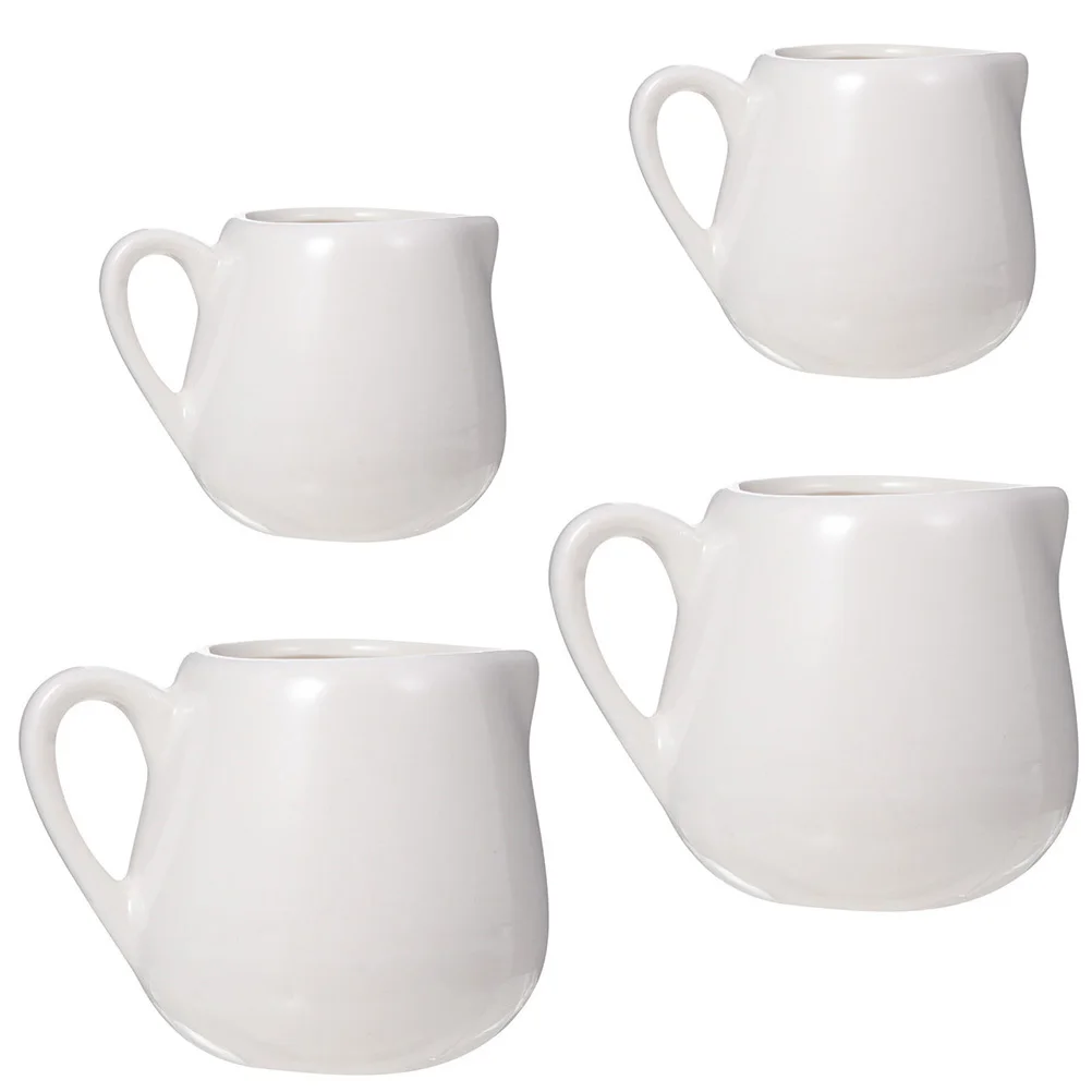 4 pcs Sauce Spoon Sugar Pot Milk Jug Ceramic Pouring Cream Mini 220ml Kitchen Sauce Container Drip Free Spout Comfort Grip
4 pcs Sauce Spoon Sugar Pot Milk Jug Ceramic Pouring Cream Mini 220ml Kitchen Sauce Container Drip Free Spout Comfort Grip