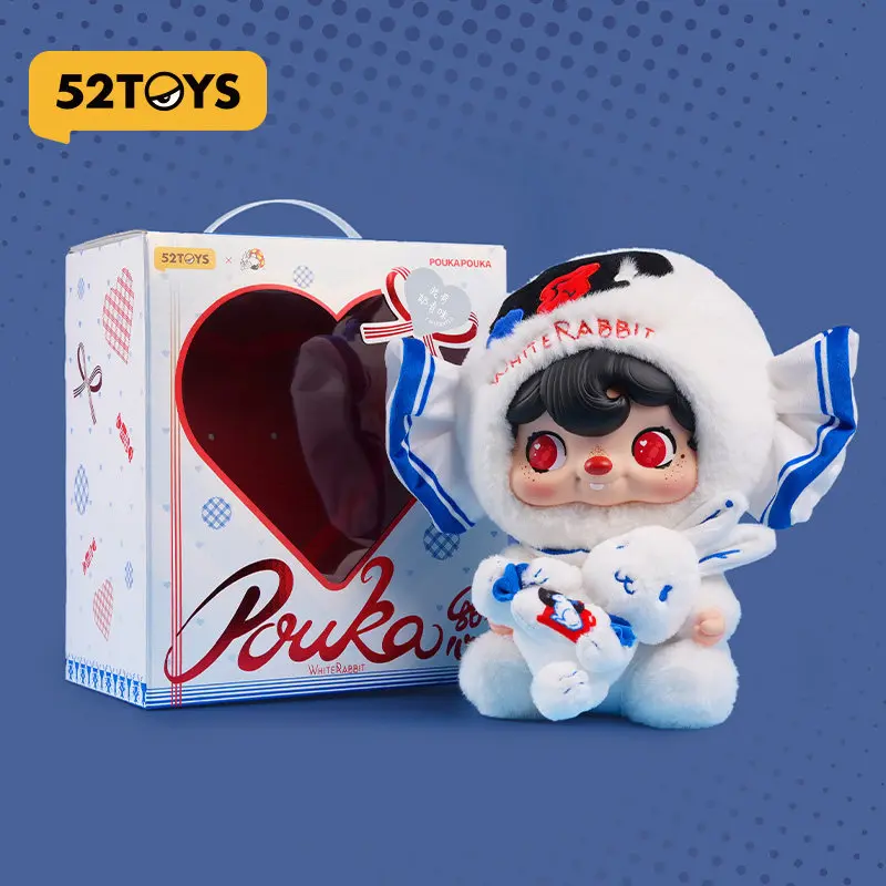 52toys Poukapouka White Rabbit Co Branded Vinyl Plush Figure Large Size Collectible Gift Box Desktop Decoration Collectors
52toys Poukapouka White Rabbit Co Branded Vinyl Plush Figure Large Size Collectible Gift Box Desktop Decoration Collectors