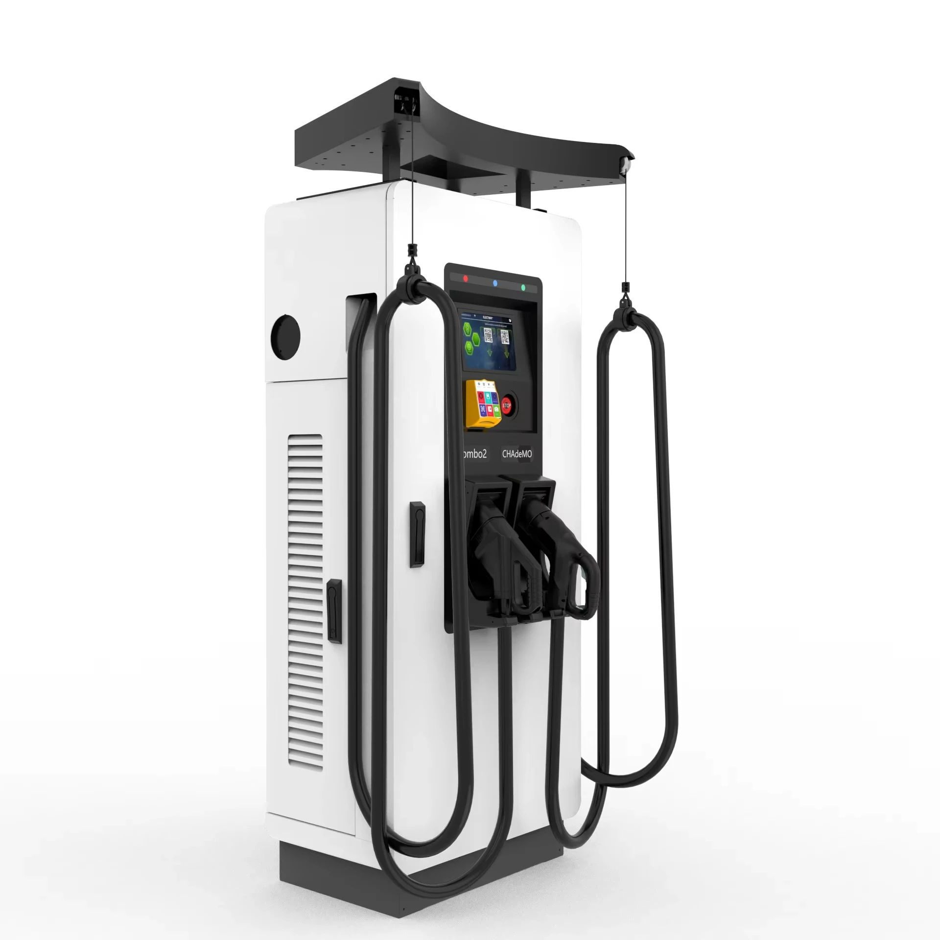 60kW to 240kW DC Fast EV Charging Station OCPP Compatible with Nayax POS Machine IP54 Commercial Electric Car Charging Pile
60kW to 240kW DC Fast EV Charging Station OCPP Compatible with Nayax POS Machine IP54 Commercial Electric Car Charging Pile