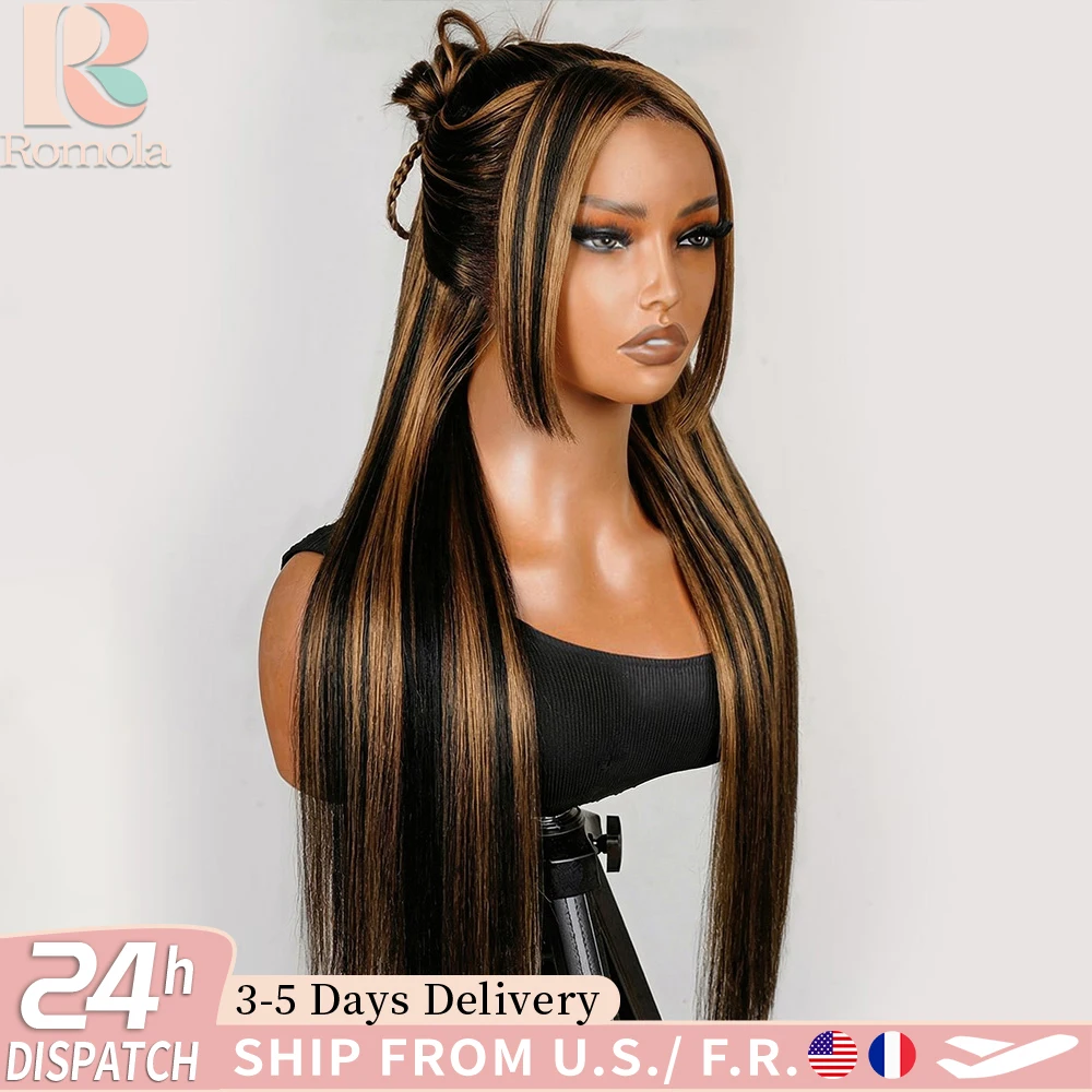 Romola Bone Straight Human Hair Wig 1B30 Highlight Ombre HD Lace Wig 13x6 Pre Plucked Baby Hair Hight Density Brazilian Wigs
Romola Bone Straight Human Hair Wig 1B30 Highlight Ombre HD Lace Wig 13x6 Pre Plucked Baby Hair Hight Density Brazilian Wigs