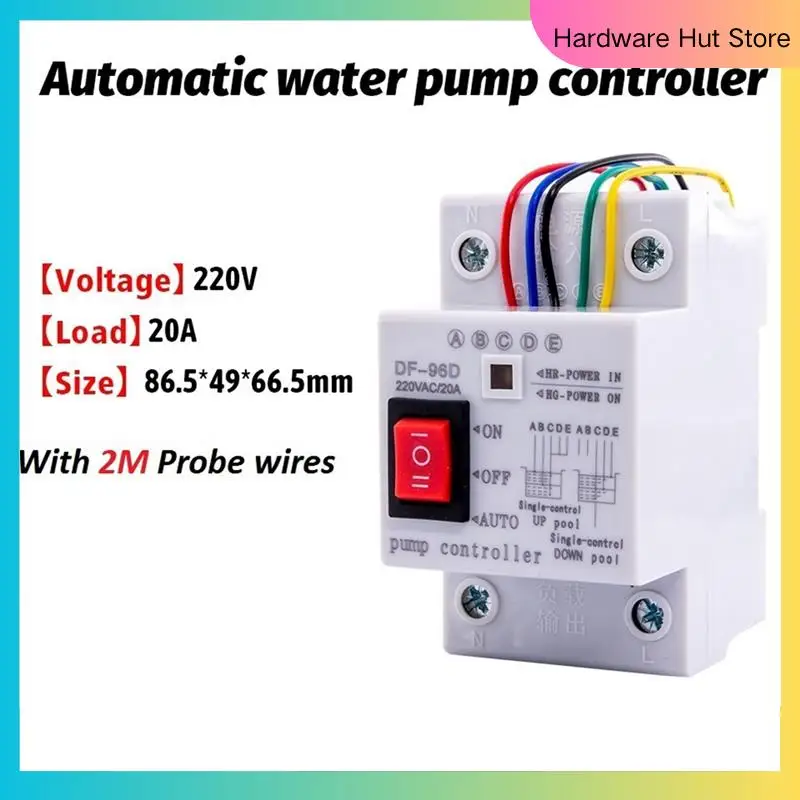 New DF-96D Automatic Water Level Controller Switch 20A 220V Water Tank Liquid Level Detection Sensor Controller 2M Wires-Y31A
New DF-96D Automatic Water Level Controller Switch 20A 220V Water Tank Liquid Level Detection Sensor Controller 2M Wires-Y31A