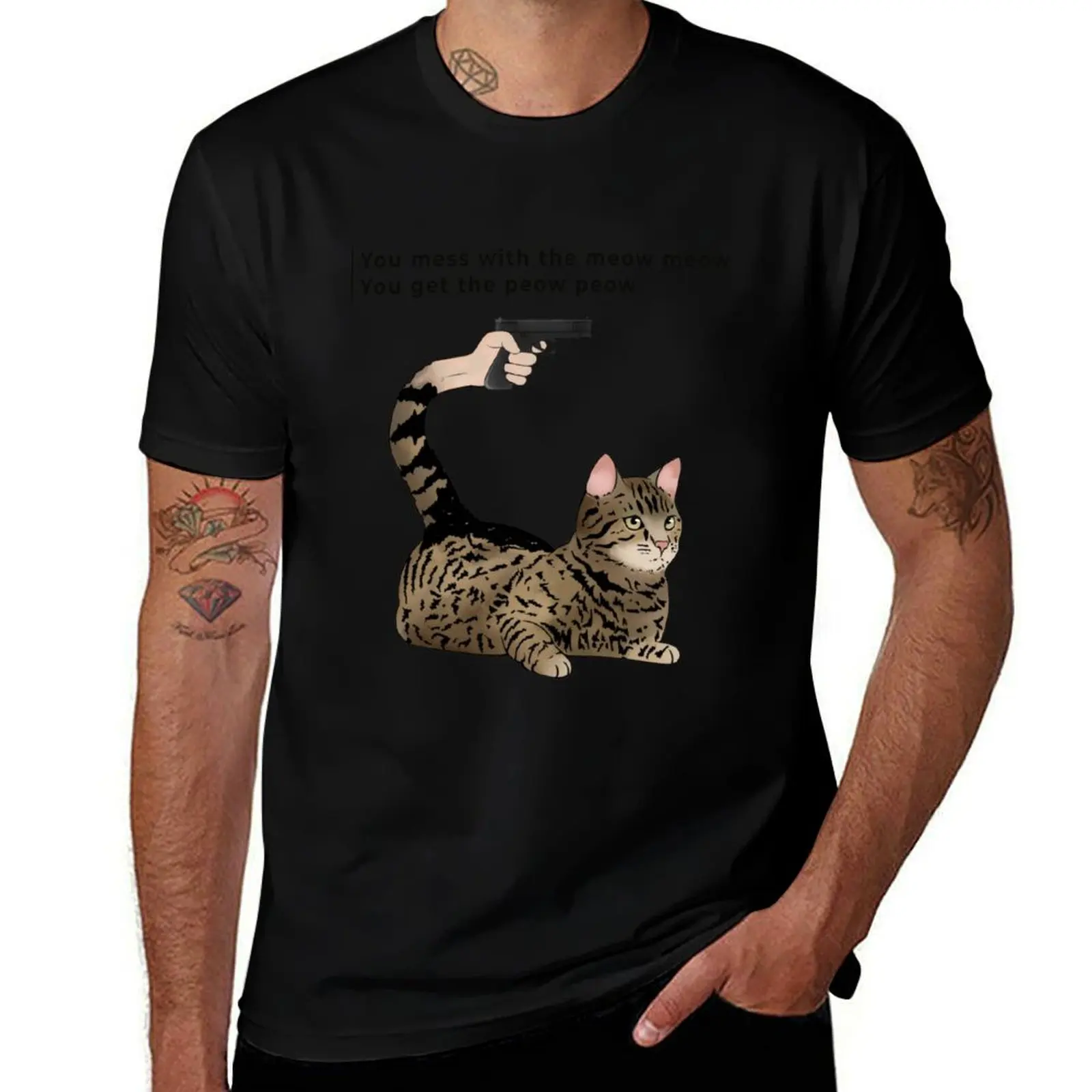 Футболка You mess with the meow meow you get the peow peow, винтажная одежда больших размеров, роскошная одежда, мужская футболка labubu
Футболка You mess with the meow meow you get the peow peow, винтажная одежда больших размеров, роскошная одежда, мужская футболка labubu