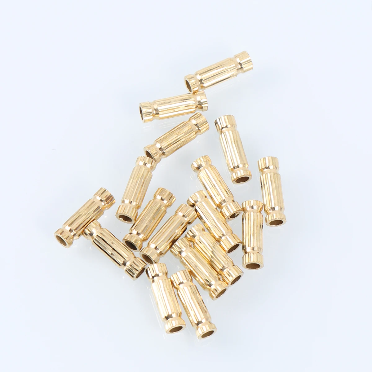 100Pcs Round Tube Beads Jewelry Accessories Metal Tube Charm Beads For Bracelets Necklace Craft Clothing Making Beads Set
100Pcs Round Tube Beads Jewelry Accessories Metal Tube Charm Beads For Bracelets Necklace Craft Clothing Making Beads Set