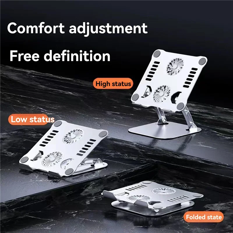 New!!Laptop Cooling Pad With Fan Rotatable Adjustable Aluminum Alloy Bracket For All Tablets
New!!Laptop Cooling Pad With Fan Rotatable Adjustable Aluminum Alloy Bracket For All Tablets