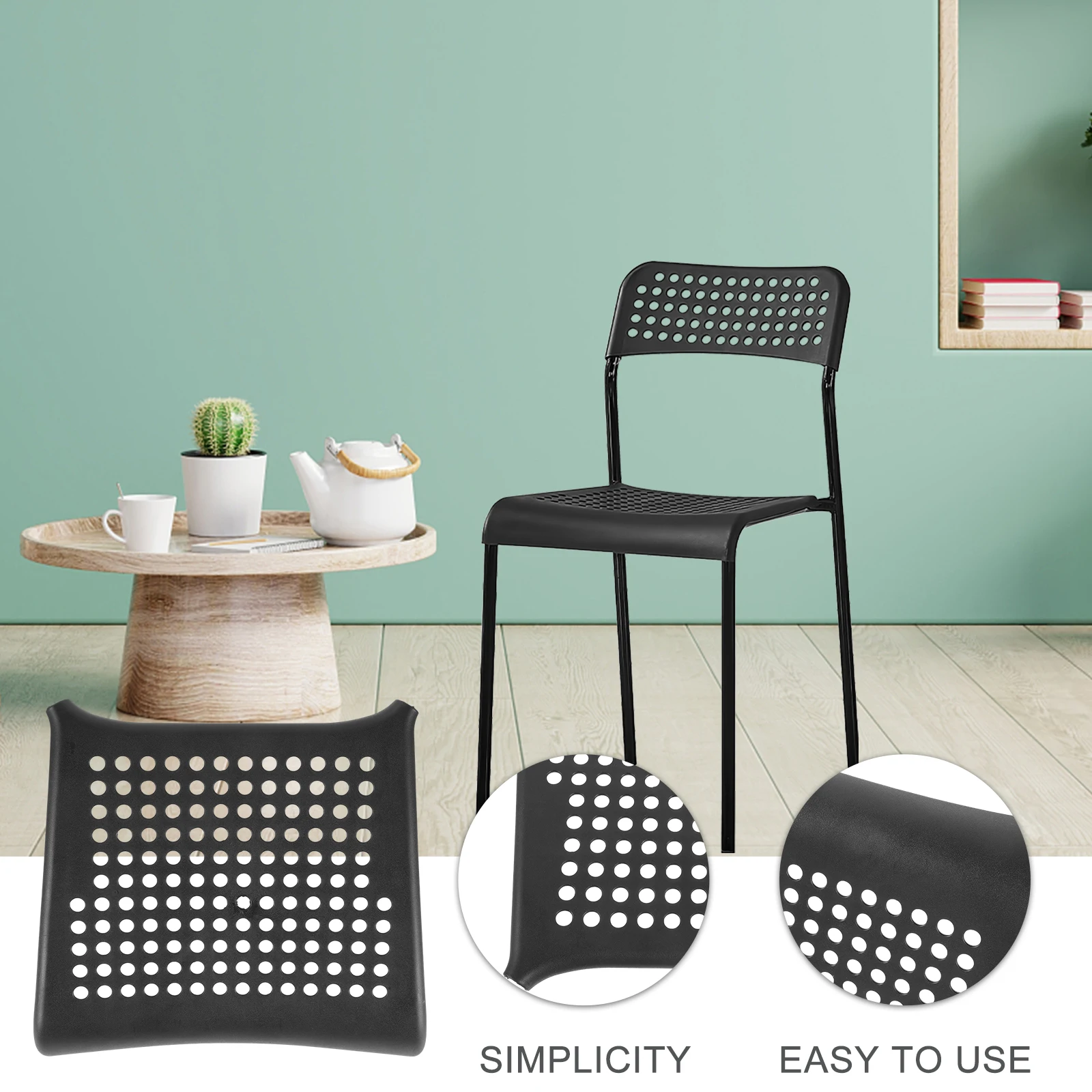Replacement Chair Seat Board Pegboard Structure Scratch Resistant Fashionable Convenient Dining Chairs Outdoor Furniture
Replacement Chair Seat Board Pegboard Structure Scratch Resistant Fashionable Convenient Dining Chairs Outdoor Furniture
