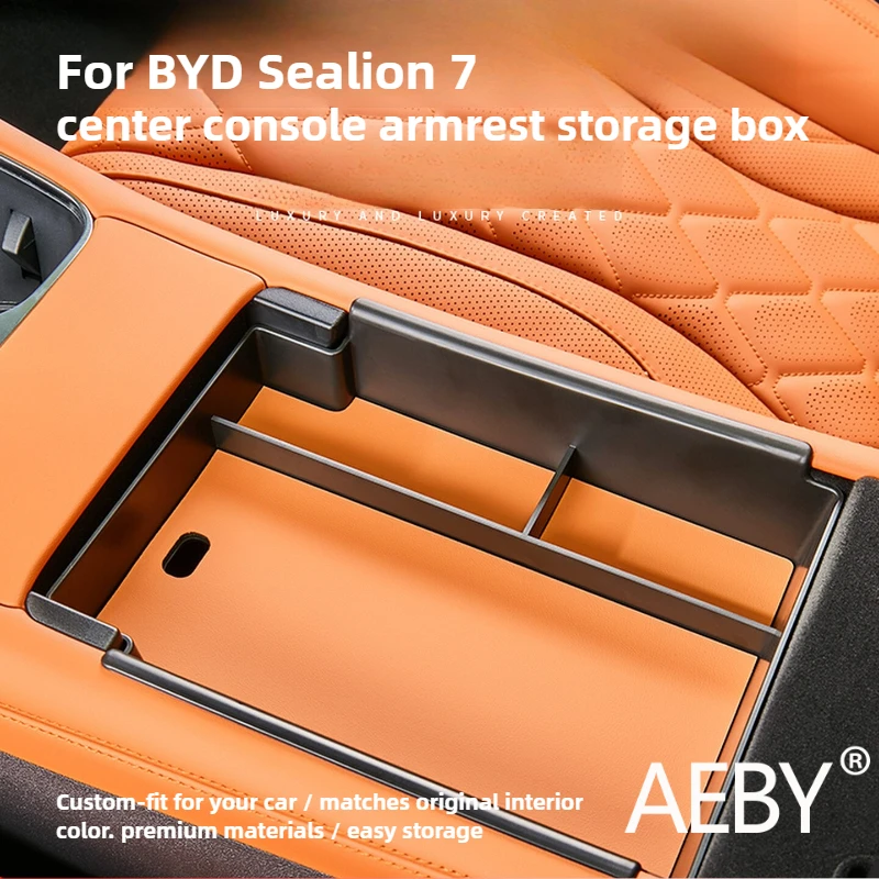 AEBY For BYD Sealion 7 2024 Center Console Box, Armrest Storage Box with Divider, Car Interior Organizer, Auto Accessories
AEBY For BYD Sealion 7 2024 Center Console Box, Armrest Storage Box with Divider, Car Interior Organizer, Auto Accessories