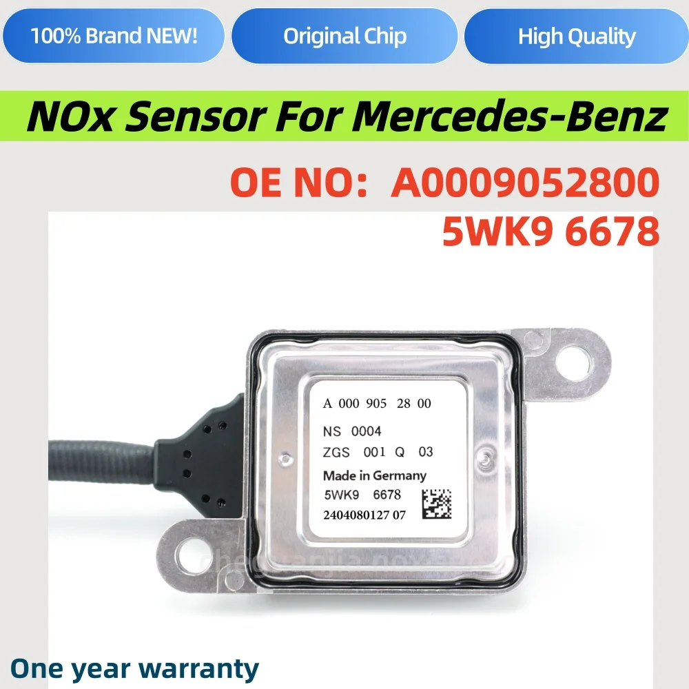 Датчик оксида азота (NOx) 5WK96678 A0009052800 0009052800 5WK9 6678 для Mercedes-Benz GLE SLC SLK V W447 Vito Mixto
Датчик оксида азота (NOx) 5WK96678 A0009052800 0009052800 5WK9 6678 для Mercedes-Benz GLE SLC SLK V W447 Vito Mixto