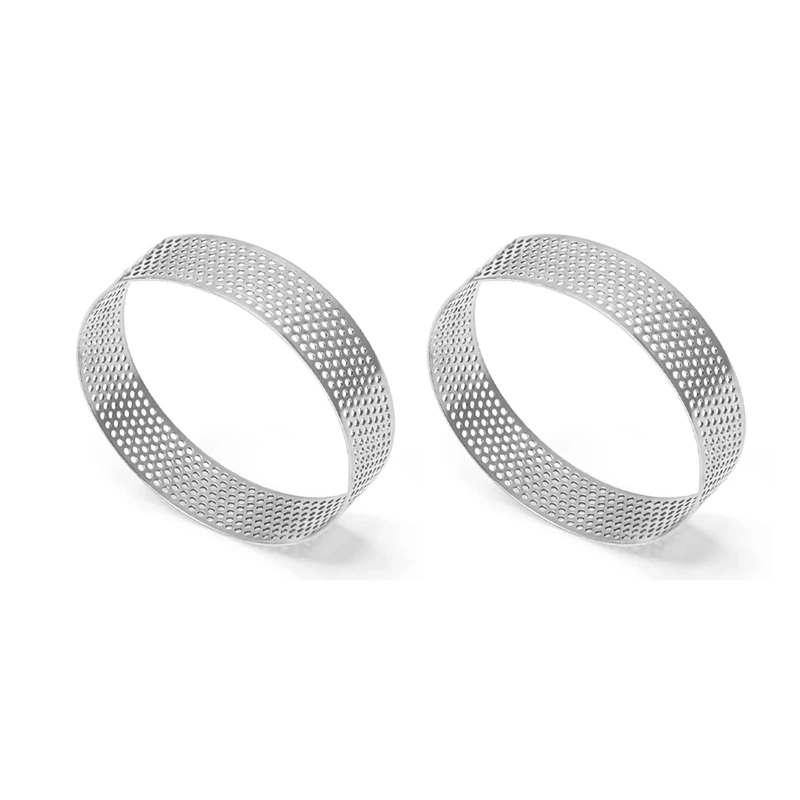 Hot SV-Stainless Steel Tart Mold Ring Tartlet Cake Mousse Molds Cookies Pastry Circle Cutter Pie Perforated Baking Tool
Hot SV-Stainless Steel Tart Mold Ring Tartlet Cake Mousse Molds Cookies Pastry Circle Cutter Pie Perforated Baking Tool