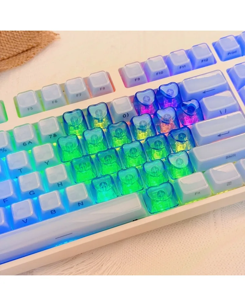 Blue Keycap Mechanical Keyboard 21 Keys Transparent PC Two-Color 0EM Height Supplementary Key Keycap
Blue Keycap Mechanical Keyboard 21 Keys Transparent PC Two-Color 0EM Height Supplementary Key Keycap