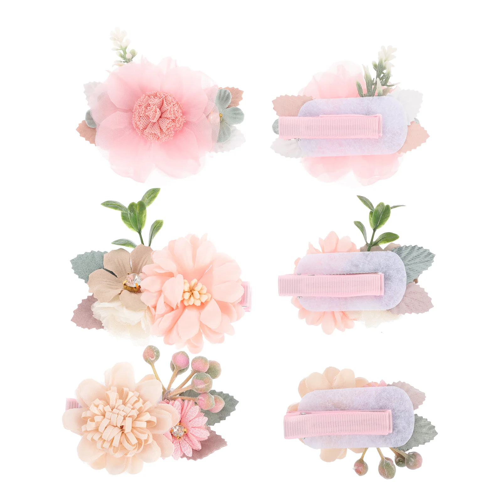 3pcs Artificial Hair Flower Clips for Girls Toddlers Kids Cute Cloth Pins Small Girly Color Matching Occasions Layered Fabric
3pcs Artificial Hair Flower Clips for Girls Toddlers Kids Cute Cloth Pins Small Girly Color Matching Occasions Layered Fabric