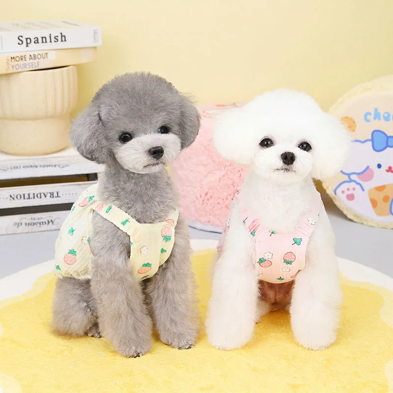 Summer New Pet Strap Tank Top Cotton Dog Apparel Clean Fresh Simple Style Printed with Strawberry Pet Home Supplies Pet Clothing
Summer New Pet Strap Tank Top Cotton Dog Apparel Clean Fresh Simple Style Printed with Strawberry Pet Home Supplies Pet Clothing