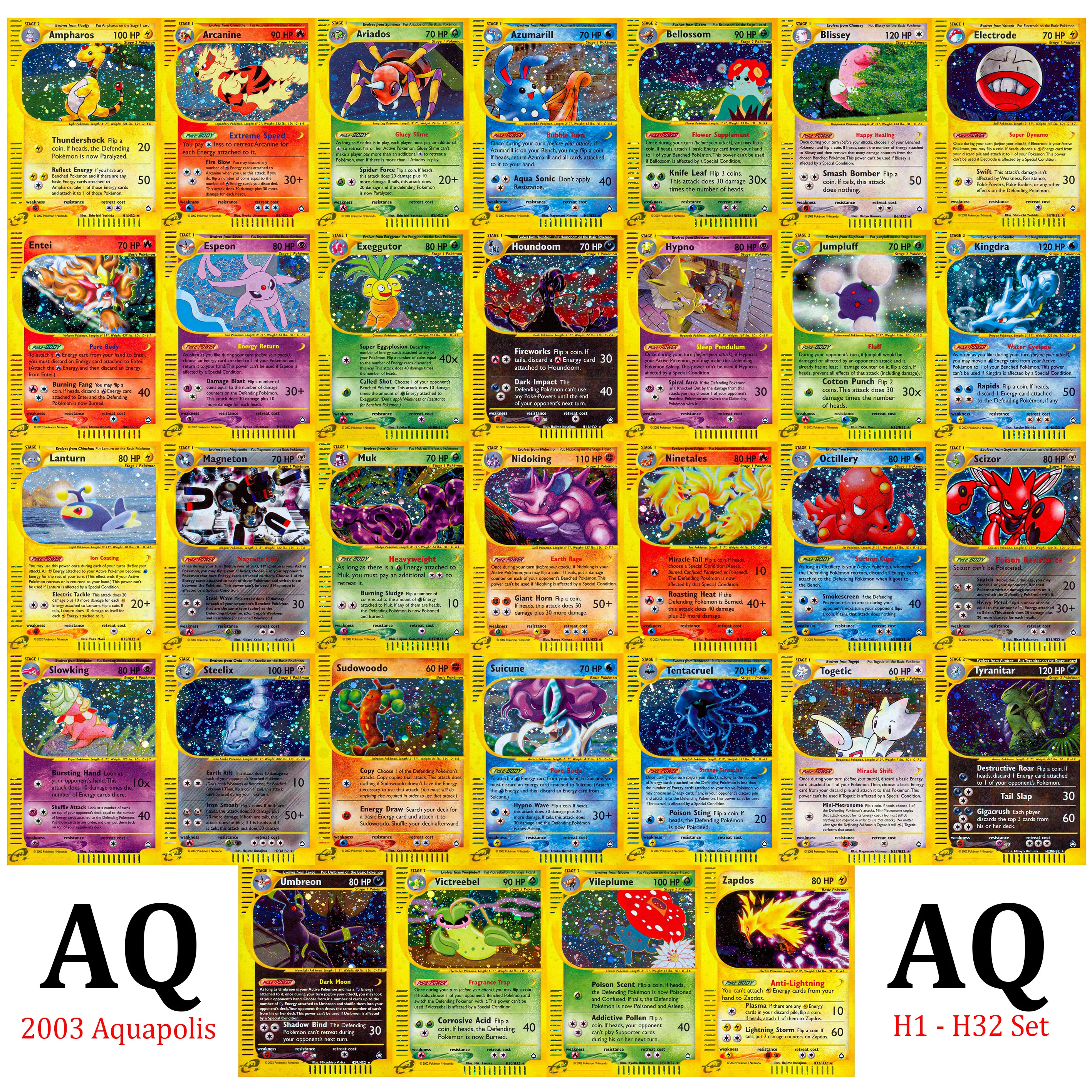 PROXY Pokemon AQUAPOLIS SET Holo Cards Ampharos Magneton Togetic Holo Ultra Rare PKM E-Card TCG Коллекционная игра Детский подарок
PROXY Pokemon AQUAPOLIS SET Holo Cards Ampharos Magneton Togetic Holo Ultra Rare PKM E-Card TCG Коллекционная игра Детский подарок
