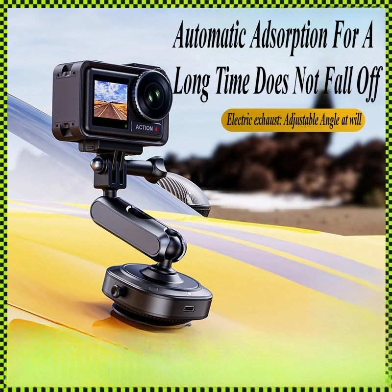 For General Action Camera Electric Magnetic Holder Multi-Angle Folding Car Mount Vacuum Suction for Vlogging and Travel Filming
For General Action Camera Electric Magnetic Holder Multi-Angle Folding Car Mount Vacuum Suction for Vlogging and Travel Filming
