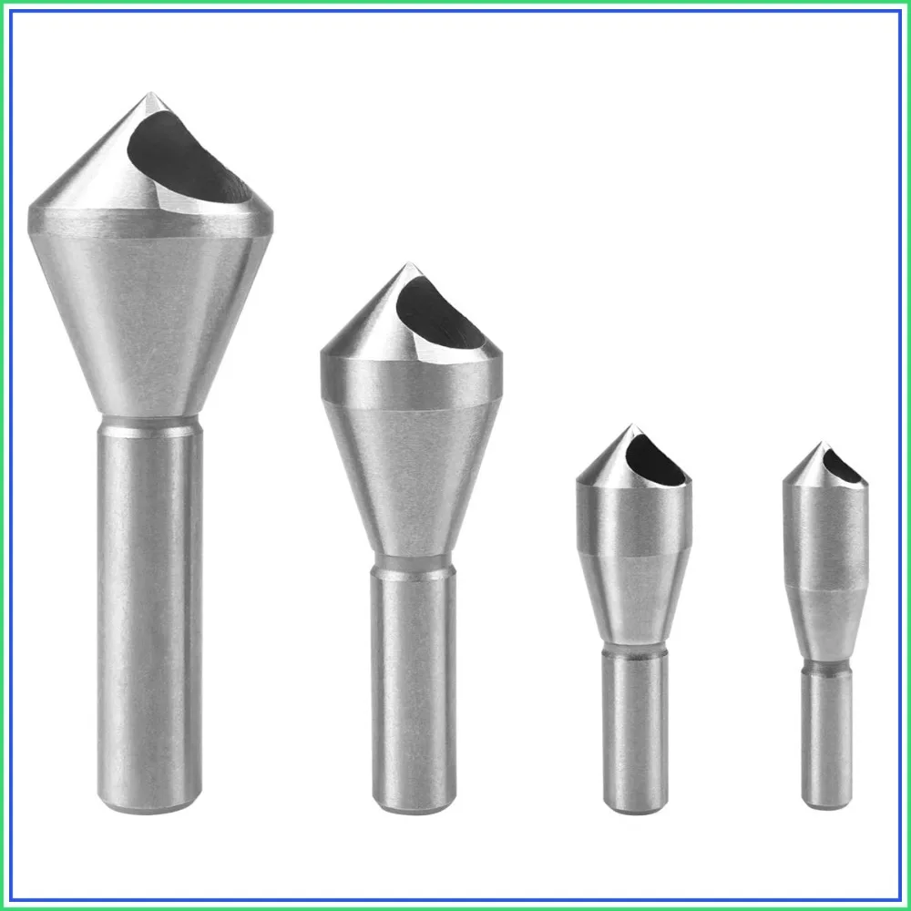 4pcs 90 Degree Countersink Bits for Wood Metal PVC Plastic, Size 2-5/5-10/10-15/15-20mm
4pcs 90 Degree Countersink Bits for Wood Metal PVC Plastic, Size 2-5/5-10/10-15/15-20mm