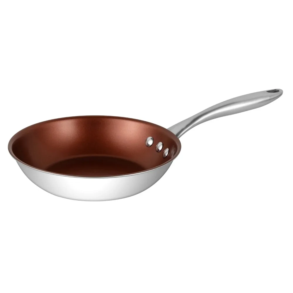 8 Stainless Steel Pan by with ETERNA, a 100% PFOA and APEO-Free Non-Stick Coating
8 Stainless Steel Pan by with ETERNA, a 100% PFOA and APEO-Free Non-Stick Coating