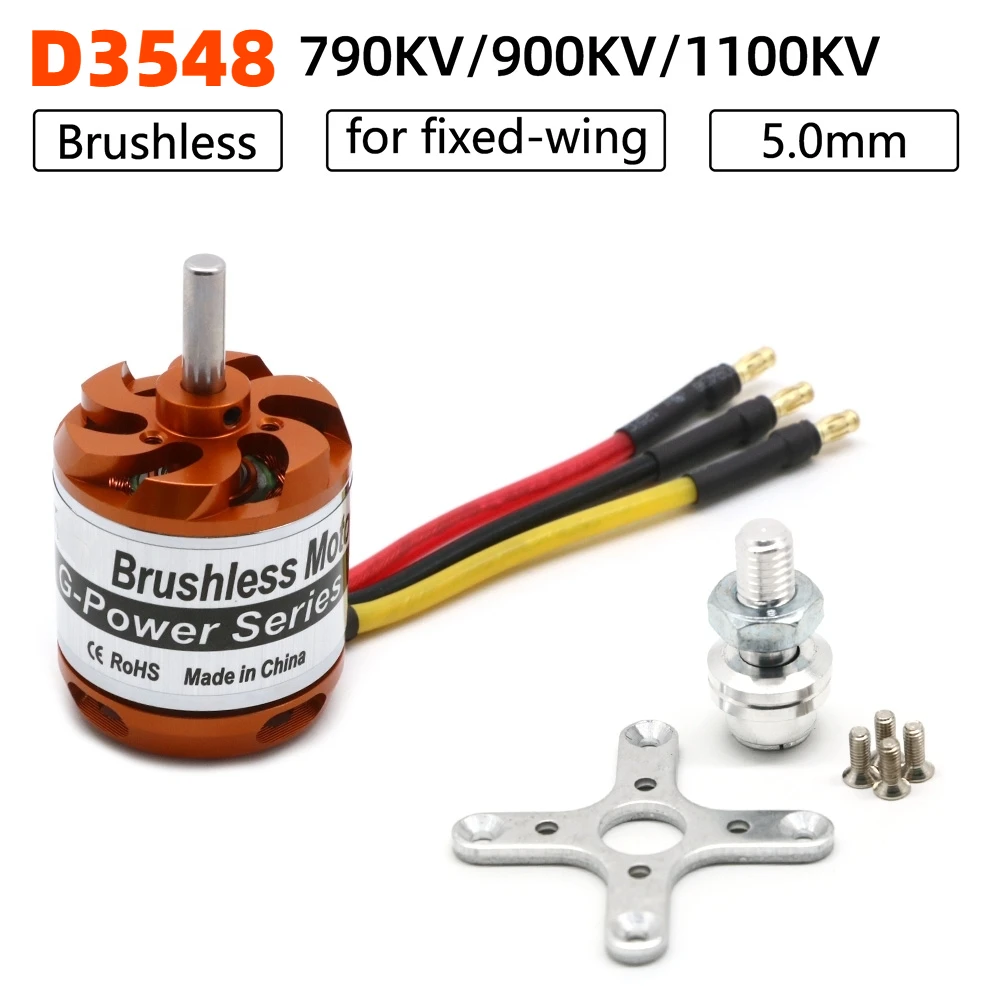DYS D3548 3548 1100KV 790KV 900KV Brushless Motor 3-5S For RC Plane Helicopter Model DIY
DYS D3548 3548 1100KV 790KV 900KV Brushless Motor 3-5S For RC Plane Helicopter Model DIY
