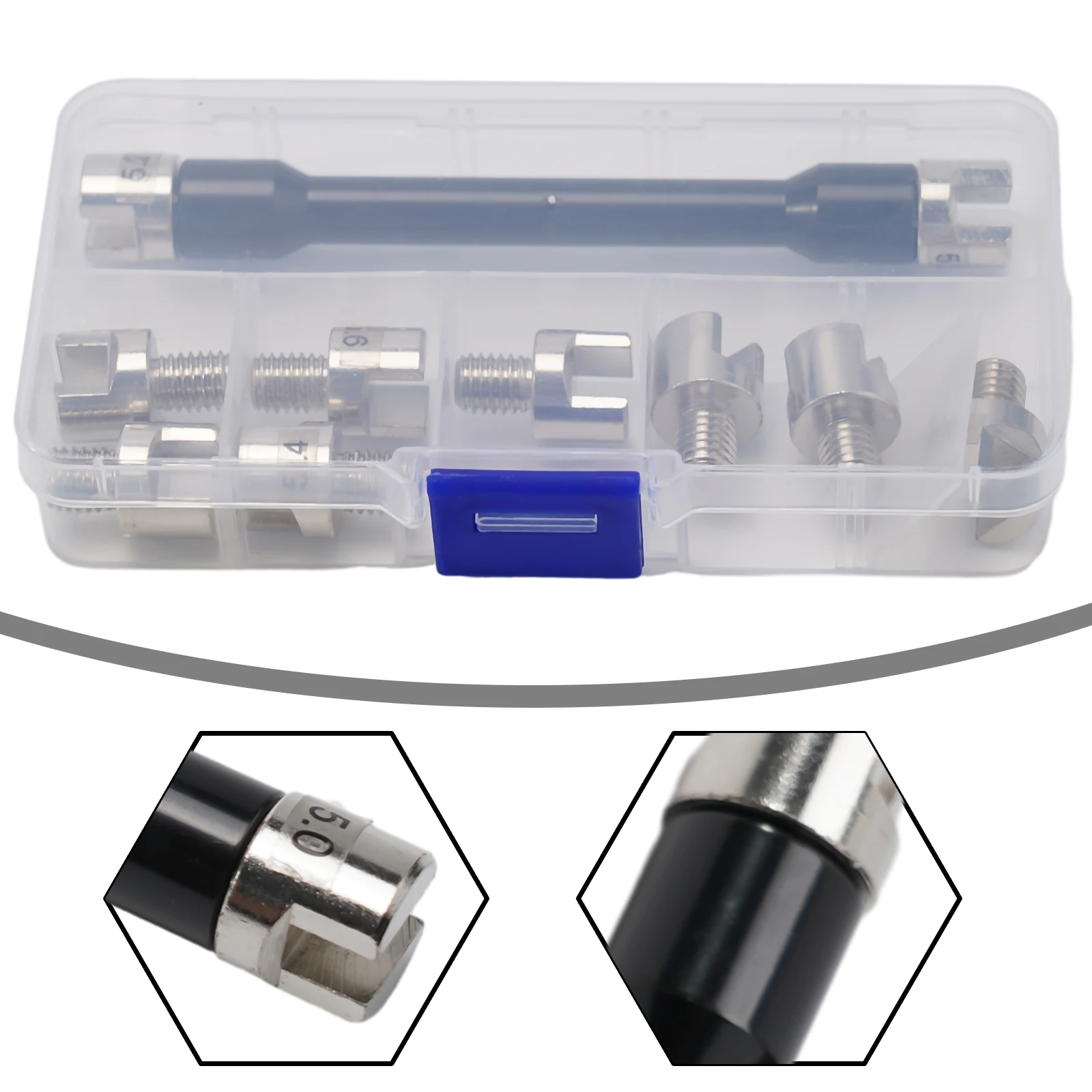 Motorcycle Spoke Wrench Set 10 Interchangeable Sizes in Sturdy Steel Includes Dustproof Storage Case for Easy Handling
Motorcycle Spoke Wrench Set 10 Interchangeable Sizes in Sturdy Steel Includes Dustproof Storage Case for Easy Handling