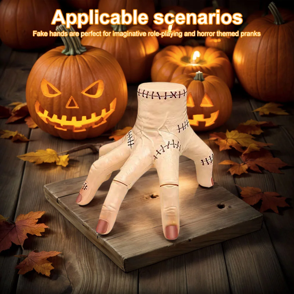 Electric Walking Hand with Sound Light Fake Hand Prop Haunted House Halloween Decorations
Electric Walking Hand with Sound Light Fake Hand Prop Haunted House Halloween Decorations