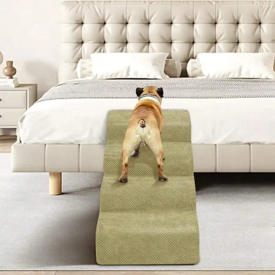 Dog Stairs & Ramp - High-Density Foam Pet Steps,-Wide Non-Slip Orthopedic Dog Ladder With Soft Foam Padding, Injured/Se
Dog Stairs & Ramp - High-Density Foam Pet Steps,-Wide Non-Slip Orthopedic Dog Ladder With Soft Foam Padding, Injured/Se