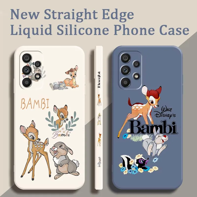 Disney Bambi Cartoon Phone Case For Samsung A71 A72 A73 A51 A52 A53 A54 A55 A21s A35 A34 A32 A03 5G Liquid Left Rope
Disney Bambi Cartoon Phone Case For Samsung A71 A72 A73 A51 A52 A53 A54 A55 A21s A35 A34 A32 A03 5G Liquid Left Rope