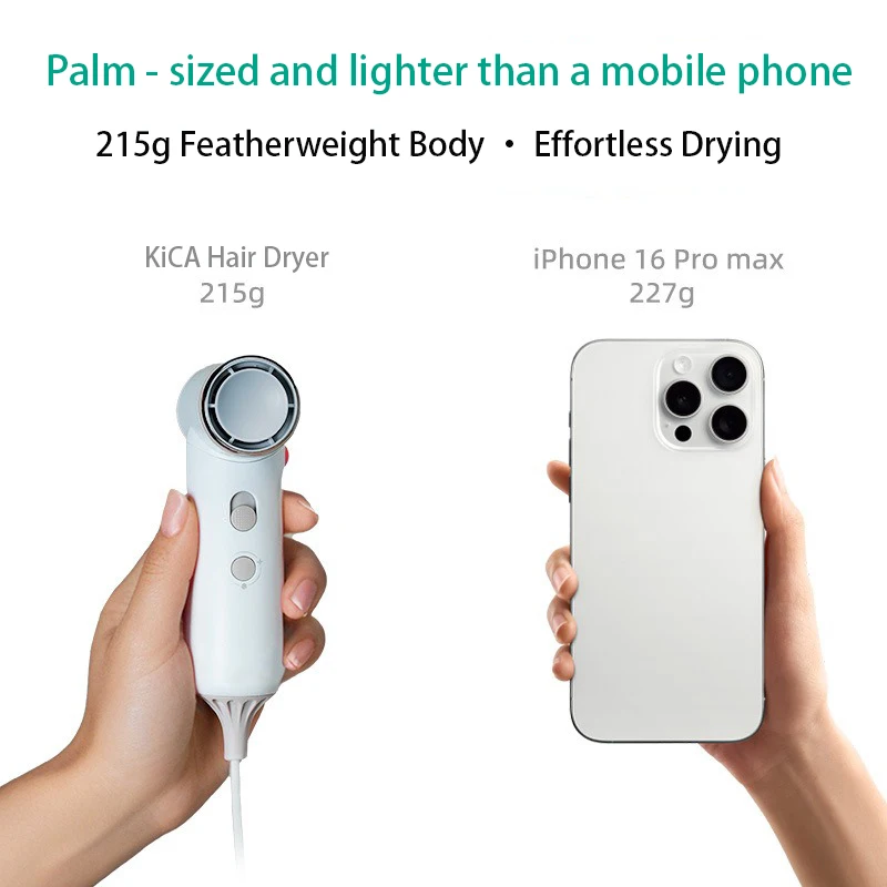 Kica ультра-мини высокоскоростной фен для домашнего и студенческого использования с плазменным уходу за волосами и защитой от перегрева
Kica ультра-мини высокоскоростной фен для домашнего и студенческого использования с плазменным уходу за волосами и защитой от перегрева