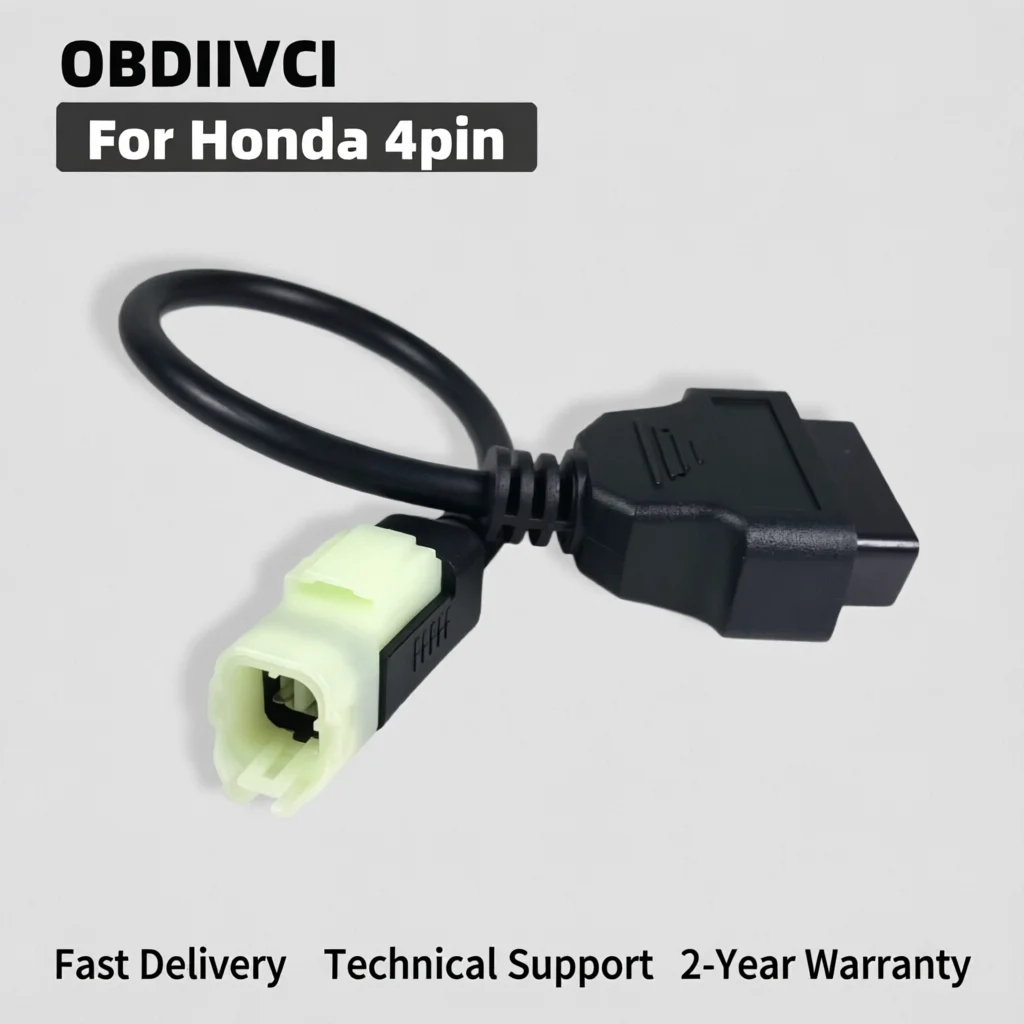 Коннектор OBOIIVCI для Honda, 4-контактный кабель-адаптер, адаптер для мотоциклов, диагностический сканер OBD2, удлинительный кабель OBD2
Коннектор OBOIIVCI для Honda, 4-контактный кабель-адаптер, адаптер для мотоциклов, диагностический сканер OBD2, удлинительный кабель OBD2
