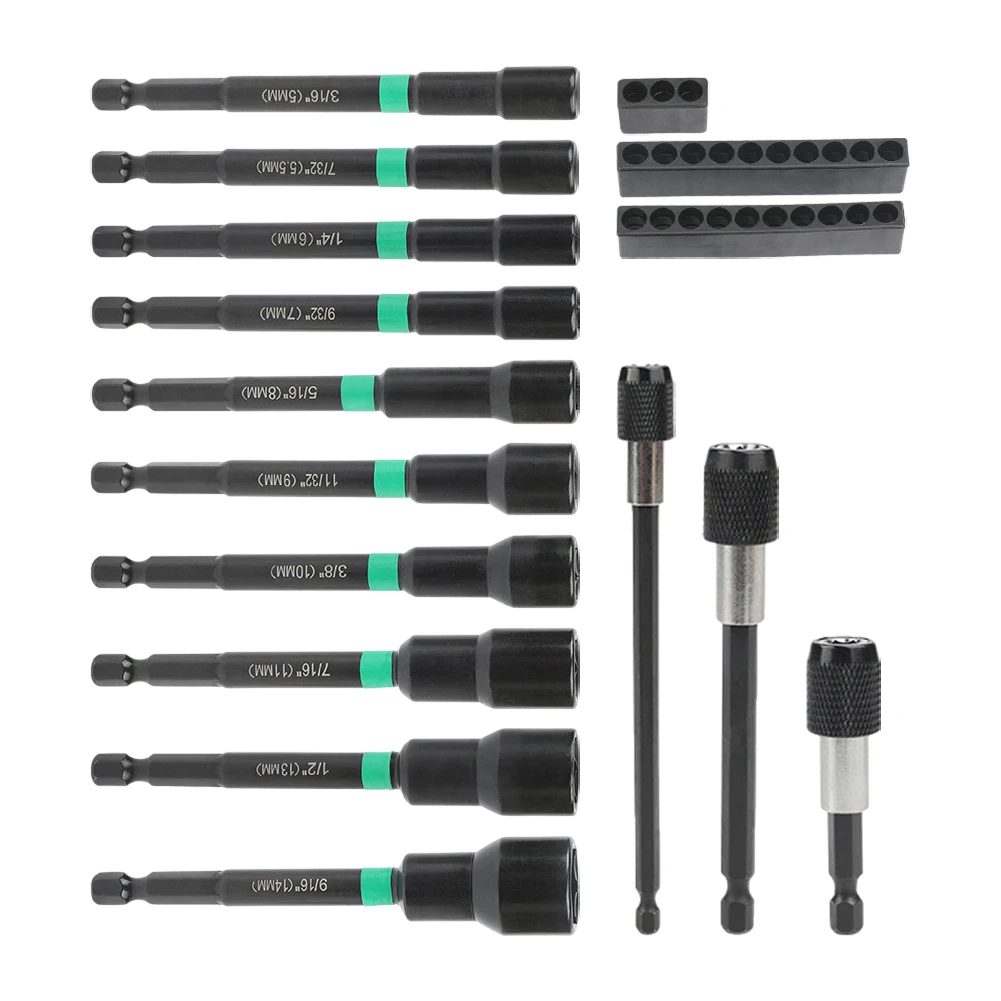 For Carpentry 10mm Hex Nut Driver Set Pneumatic Screwdriver Adapter Drill Bit Extension Bit Length 60 100 150mm
For Carpentry 10mm Hex Nut Driver Set Pneumatic Screwdriver Adapter Drill Bit Extension Bit Length 60 100 150mm