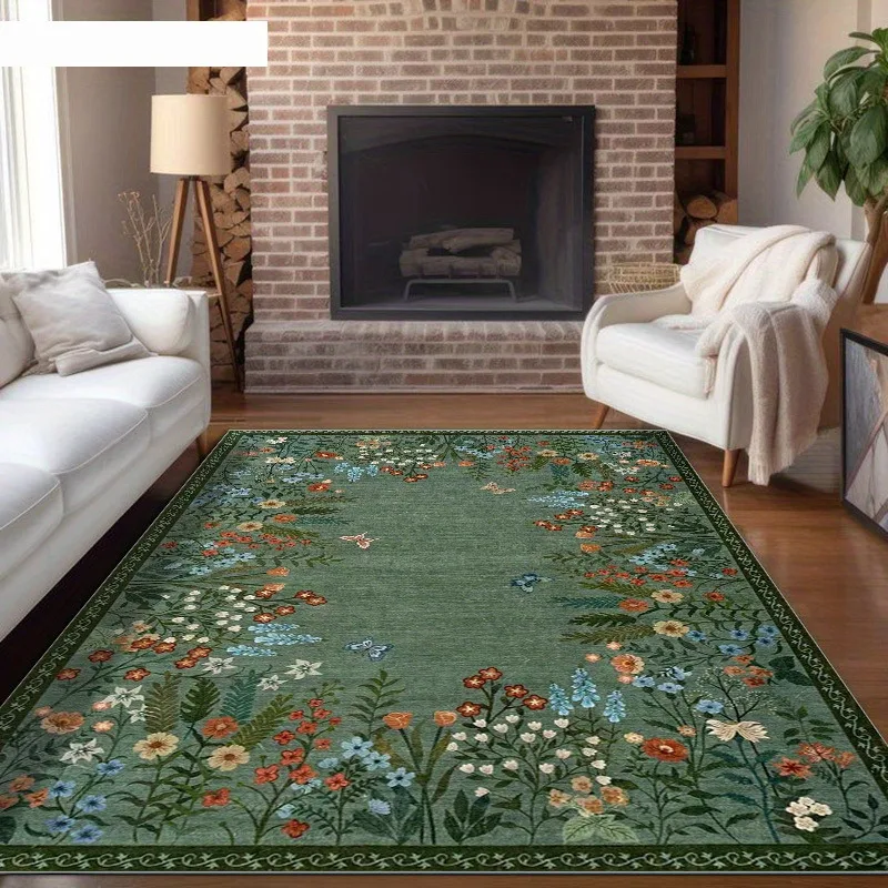 Floral Pattern Soft Area Mat Nonslip Backing, Perfect for Living Room, Bedroom, Study, Balcony, Bedroom Decor Rugs for Living
Floral Pattern Soft Area Mat Nonslip Backing, Perfect for Living Room, Bedroom, Study, Balcony, Bedroom Decor Rugs for Living