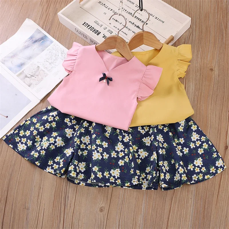New Summer Kids Clothing Baby Girls Clothes Suit Children Vest Shorts 2Pcs/Sets Infant Casual Cotton Costume Toddler Tracksuits
New Summer Kids Clothing Baby Girls Clothes Suit Children Vest Shorts 2Pcs/Sets Infant Casual Cotton Costume Toddler Tracksuits