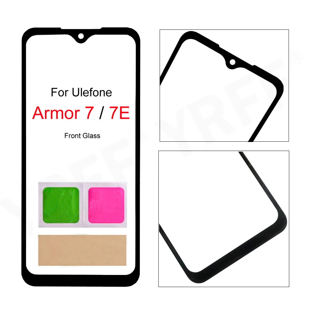 Front Glass Touch Screen Panel for Ulefone Armor 7 7E, Phone Repair Replacement Parts
Front Glass Touch Screen Panel for Ulefone Armor 7 7E, Phone Repair Replacement Parts