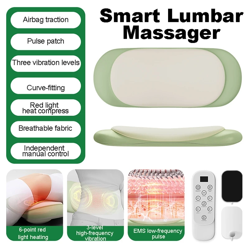 Electric Lumbar Traction Spine Relax Massage Adjustable Vibration Waist Spine Support Back Massage Machine Waist 220V
Electric Lumbar Traction Spine Relax Massage Adjustable Vibration Waist Spine Support Back Massage Machine Waist 220V