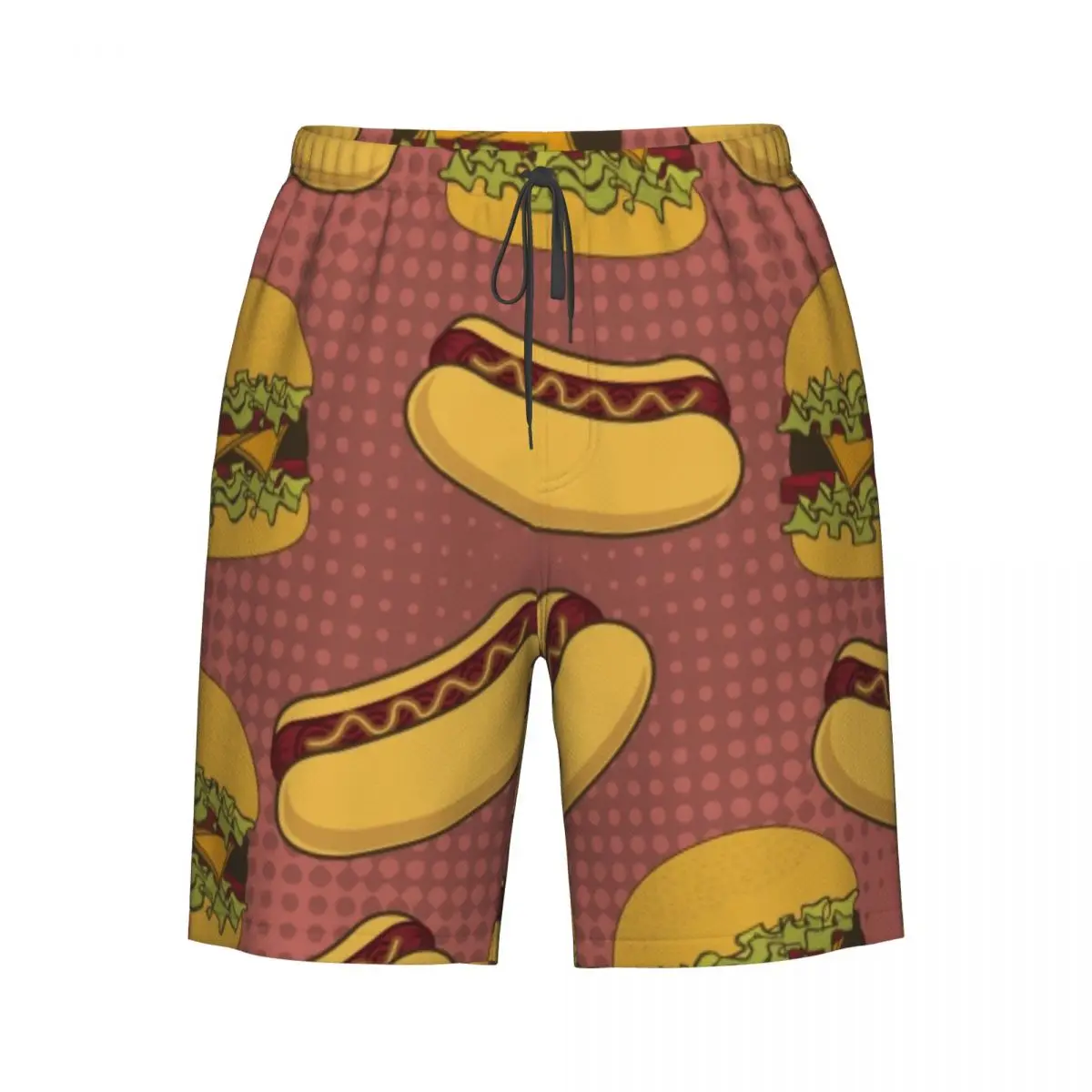 Men's Swim Shorts Trunks Hot Dog Background Beach Board Shorts Running Sports Surfing Swimwear
Men's Swim Shorts Trunks Hot Dog Background Beach Board Shorts Running Sports Surfing Swimwear