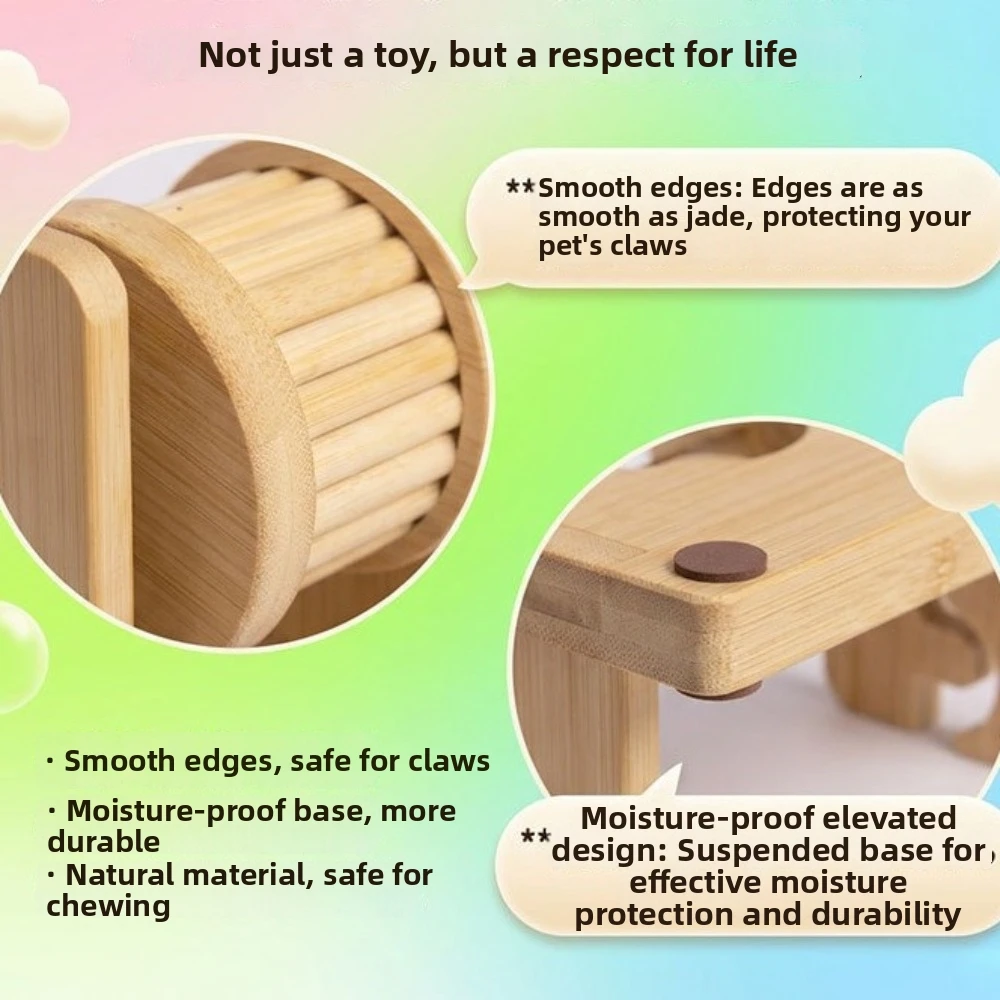 Wood Hamster Foraging Non-Toxic Chew-Resistant Treat Dispenser Interactive Funny Hamster Wheel Forager For Hamster Rabbit
Wood Hamster Foraging Non-Toxic Chew-Resistant Treat Dispenser Interactive Funny Hamster Wheel Forager For Hamster Rabbit