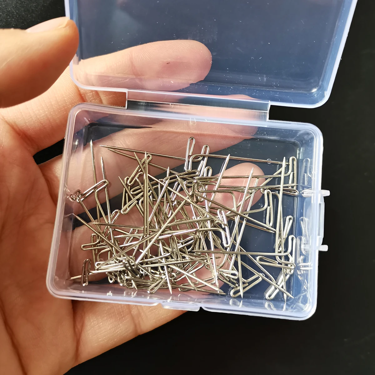 5Boxes 32mm Stainless Steel T-Pins Pins For Blocking Knitting Modelling And Crafts T-pins Styling Tools For Wig 50Pcs Per Box
5Boxes 32mm Stainless Steel T-Pins Pins For Blocking Knitting Modelling And Crafts T-pins Styling Tools For Wig 50Pcs Per Box