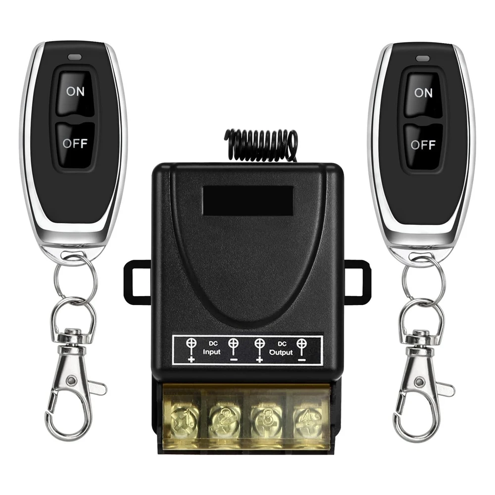 DC 12V-36V 433Mhz Wireless RF Remote Control Switch 1CH Relay Receiver and Remote Control
DC 12V-36V 433Mhz Wireless RF Remote Control Switch 1CH Relay Receiver and Remote Control