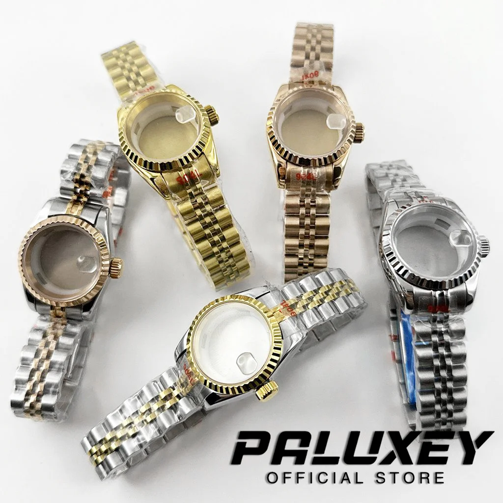 NH05 26MM Five-Bead Bracelet Stainless Steel Sapphire Glass Fluted Curved Watch Case for Ladies Women Fit NH05 NH06 Movement
NH05 26MM Five-Bead Bracelet Stainless Steel Sapphire Glass Fluted Curved Watch Case for Ladies Women Fit NH05 NH06 Movement