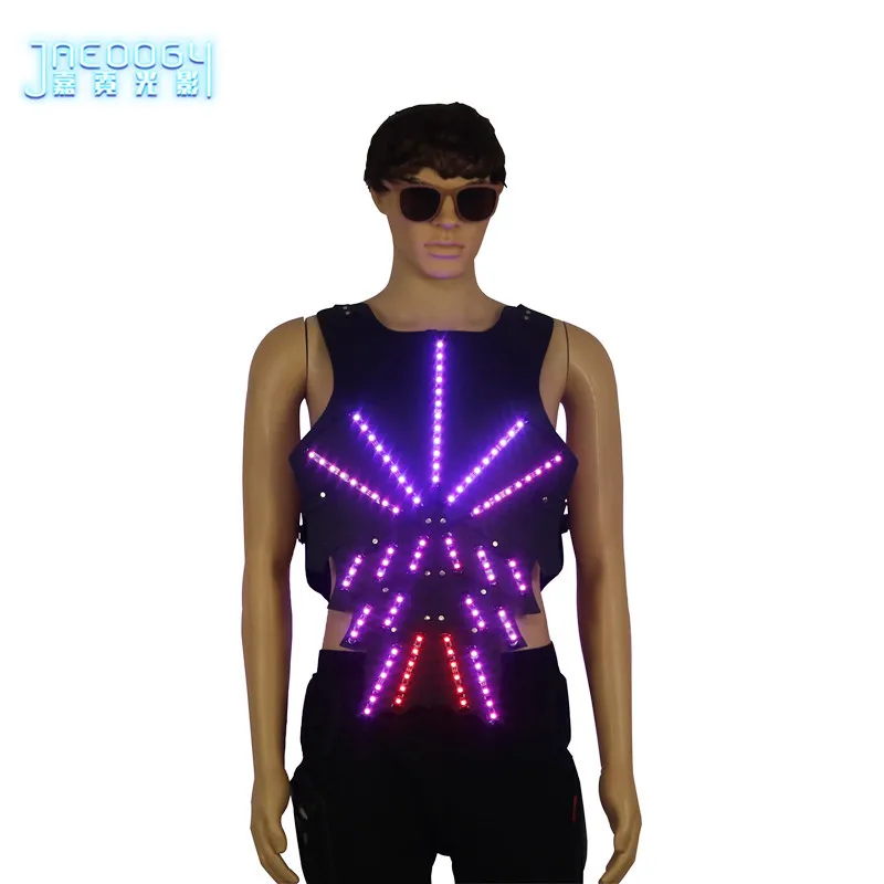 Men's Personality LED Lighting Vests, High Quality, Luminous, Bar, Nightclub, Stage Performance Props
Men's Personality LED Lighting Vests, High Quality, Luminous, Bar, Nightclub, Stage Performance Props