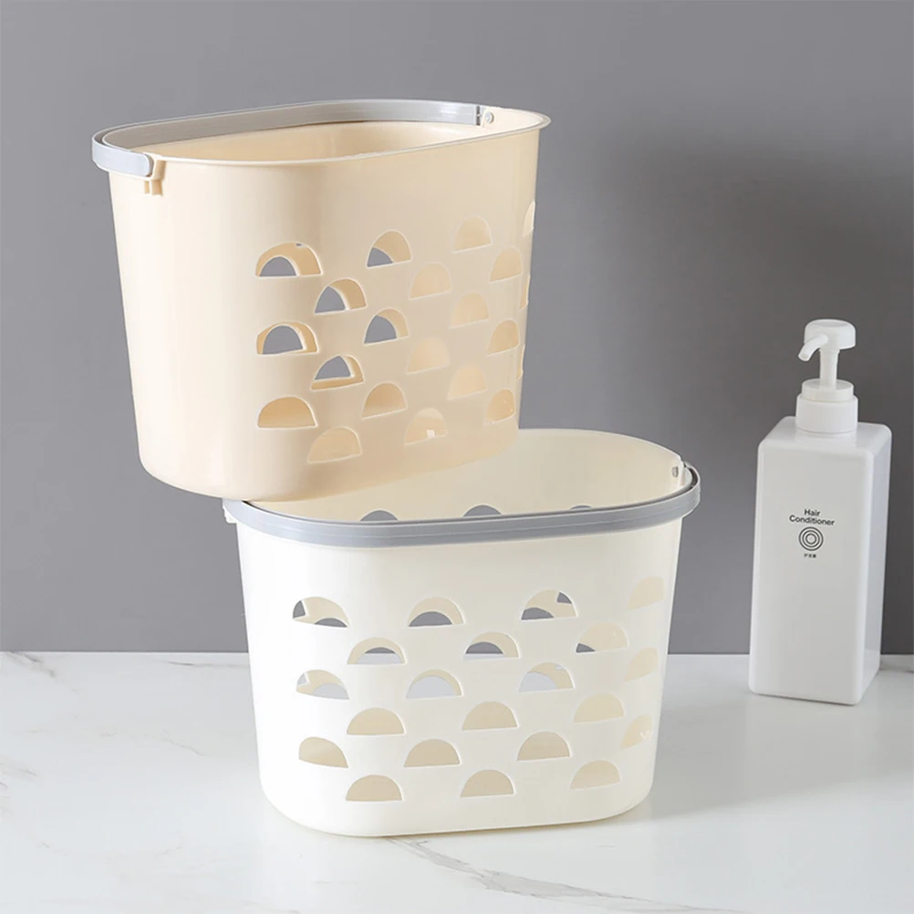 2 pcs Bathing Cloths Container Storage Basket Large Capacity Multi Holes Shampoo Basket Portable Wet Cloth Underwear
2 pcs Bathing Cloths Container Storage Basket Large Capacity Multi Holes Shampoo Basket Portable Wet Cloth Underwear