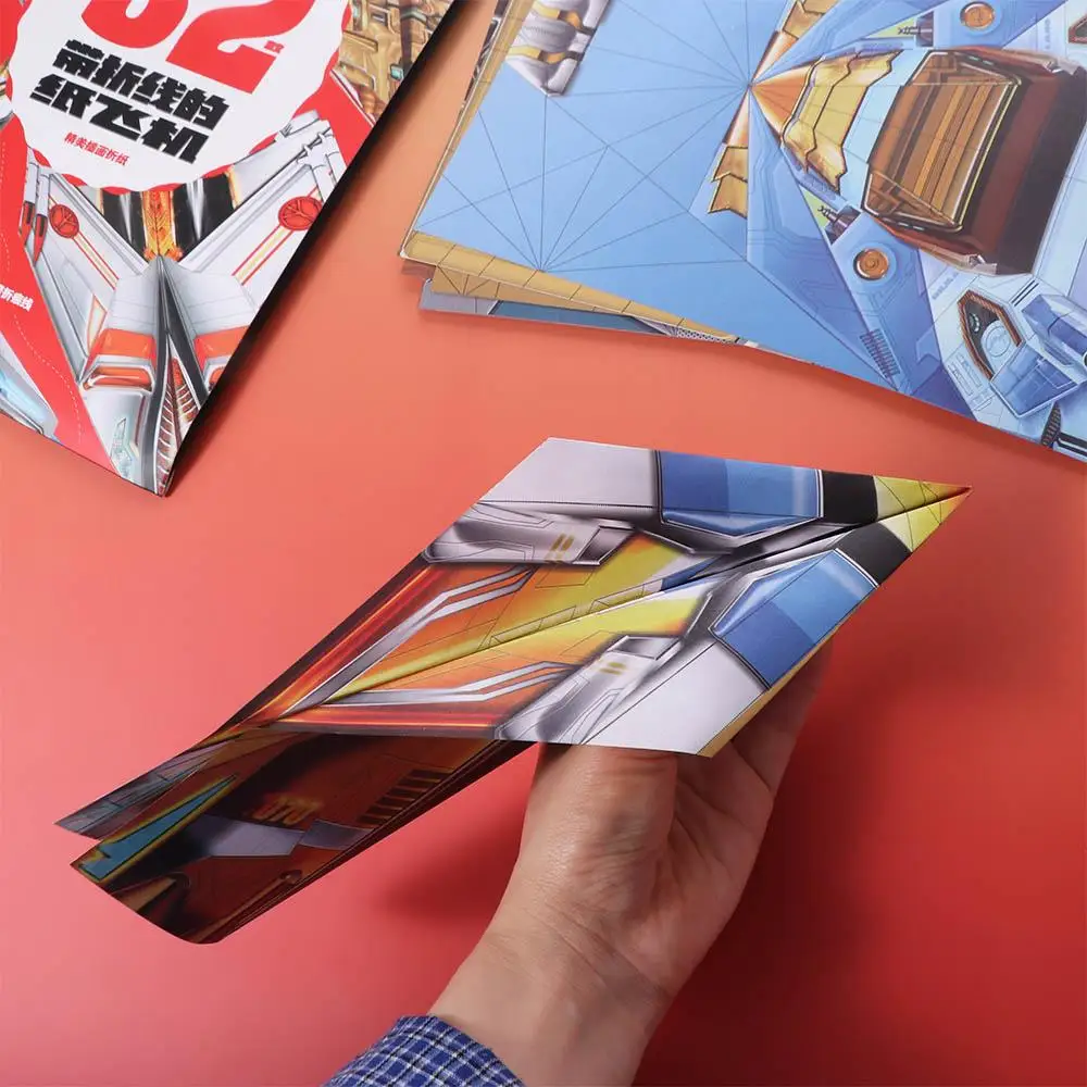Paper Handmade Colored Paper Set Art Learning Montessori Airplane Origami Set 32Pcs /set Folding Versatile Paper Aircraft Toy
Paper Handmade Colored Paper Set Art Learning Montessori Airplane Origami Set 32Pcs /set Folding Versatile Paper Aircraft Toy