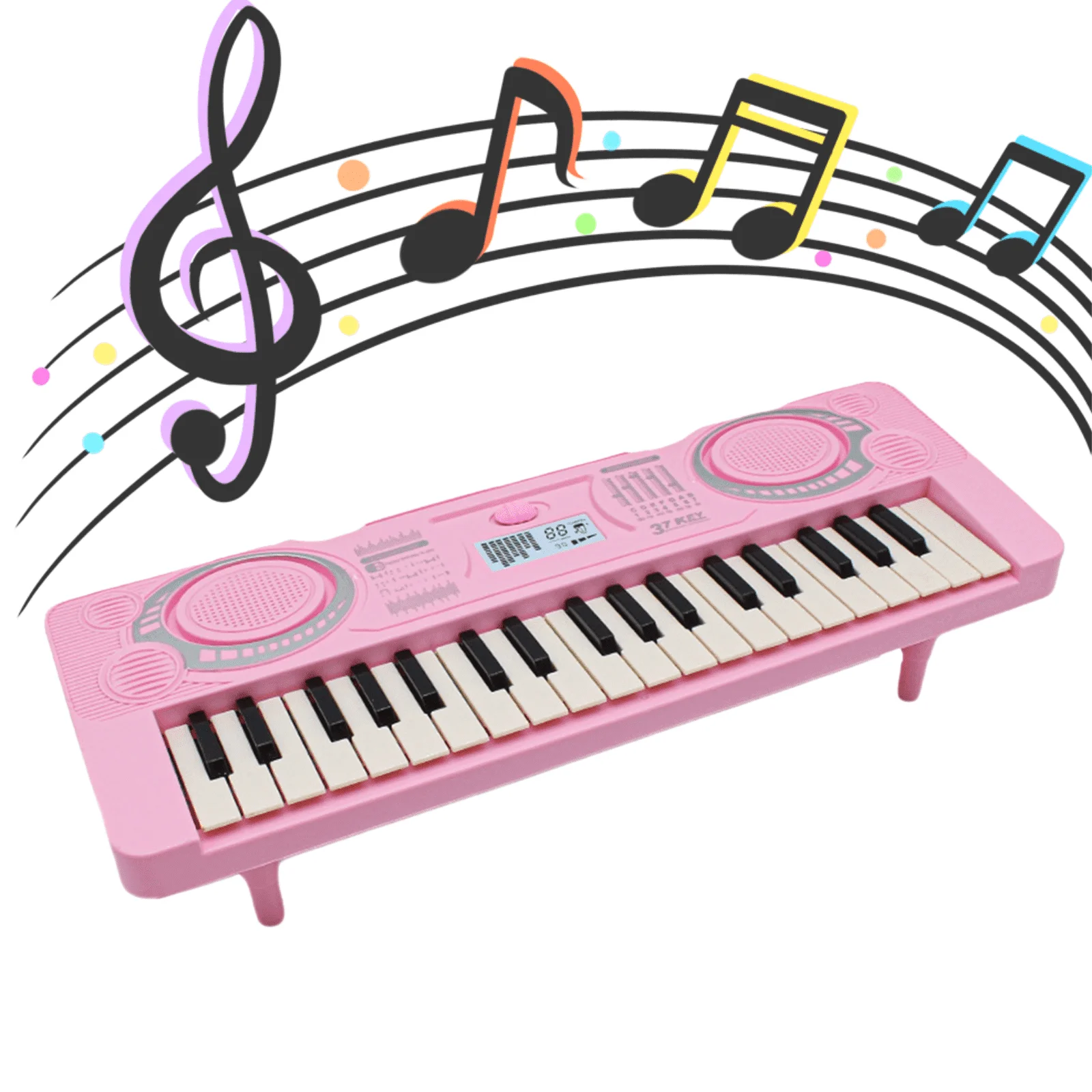 Portable 37 Keys Digital Keyboard Digital Electronic Piano Children Musical Instrument Kids Educational Supplies
Portable 37 Keys Digital Keyboard Digital Electronic Piano Children Musical Instrument Kids Educational Supplies