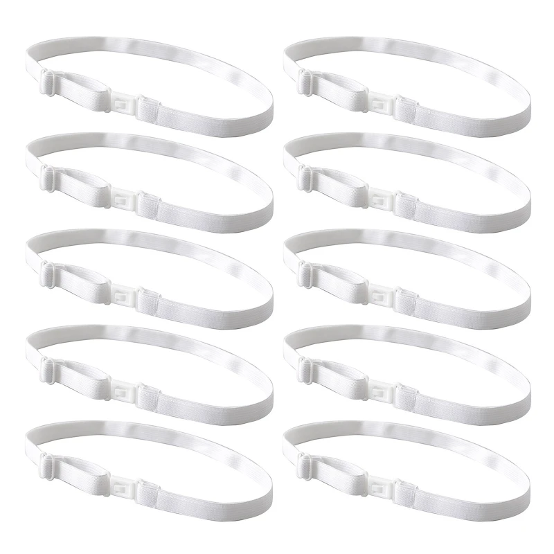 10Pcs Adjustable Elastic Bow Tie Strap Band DIY Accessories with Clips for Aduls
10Pcs Adjustable Elastic Bow Tie Strap Band DIY Accessories with Clips for Aduls