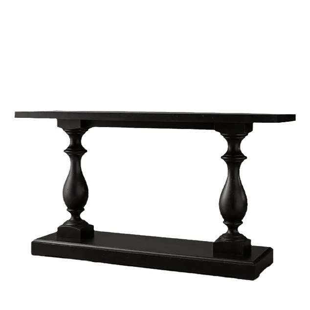 Solid wood furniture Nordic simple entrance cabinet side cabinet French country retro villa side cabinet back few 
Solid wood furniture Nordic simple entrance cabinet side cabinet French country retro villa side cabinet back few