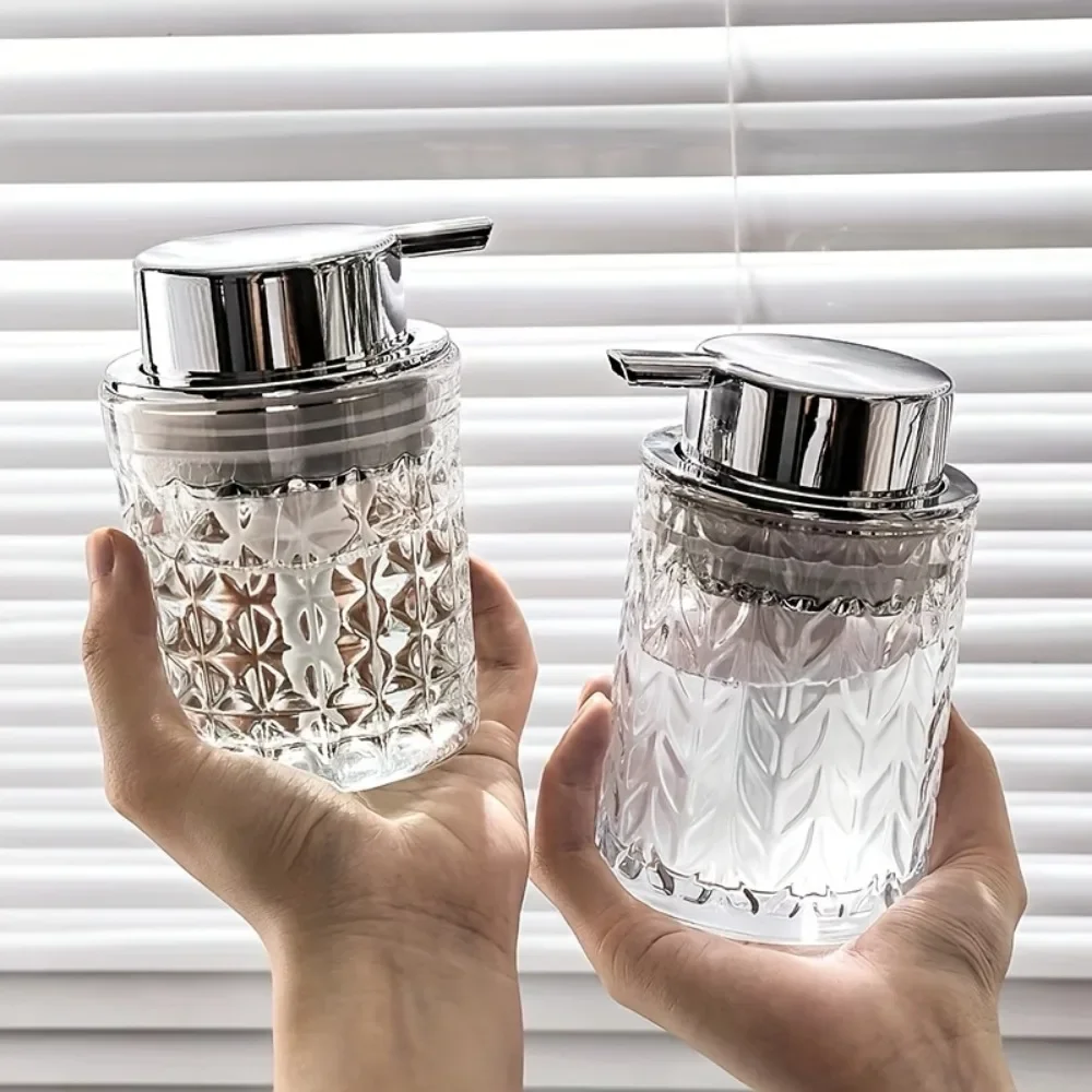 Silvery Glass Foaming Hand Soap Dispenser Refillable Pump Bottle for Liquid Soap Shampoo Body Wash Bathroom Accessories Tools
Silvery Glass Foaming Hand Soap Dispenser Refillable Pump Bottle for Liquid Soap Shampoo Body Wash Bathroom Accessories Tools