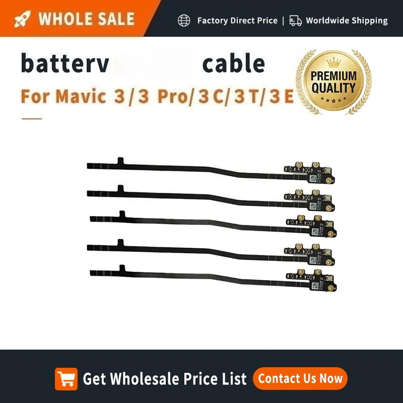 Factory Direct For Mavic 3/3 Pro/3C/3T/3E Battery Cable Drone Replacement Repair Accessories Tested Wholesale Price Available
Factory Direct For Mavic 3/3 Pro/3C/3T/3E Battery Cable Drone Replacement Repair Accessories Tested Wholesale Price Available