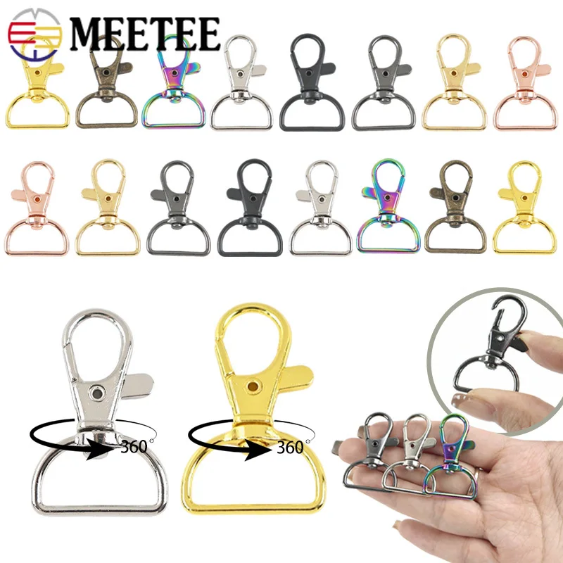 20/50/100Pcs 20/25mm Metal Swivel Lobster Clasps D Ring Tail Snap Hooks for Bag Strap Keychain Pet Collar Hardware DIY Craft Kit
20/50/100Pcs 20/25mm Metal Swivel Lobster Clasps D Ring Tail Snap Hooks for Bag Strap Keychain Pet Collar Hardware DIY Craft Kit