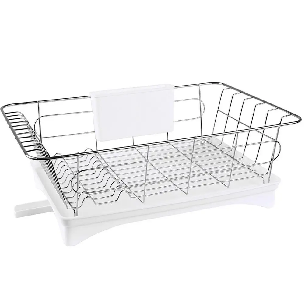 Stainless Steel Rack Drying Tray Dish Drainer Holder Holder Kitchen Utensil Supplies Cutlery Drainer Storage ganizer
Stainless Steel Rack Drying Tray Dish Drainer Holder Holder Kitchen Utensil Supplies Cutlery Drainer Storage ganizer
