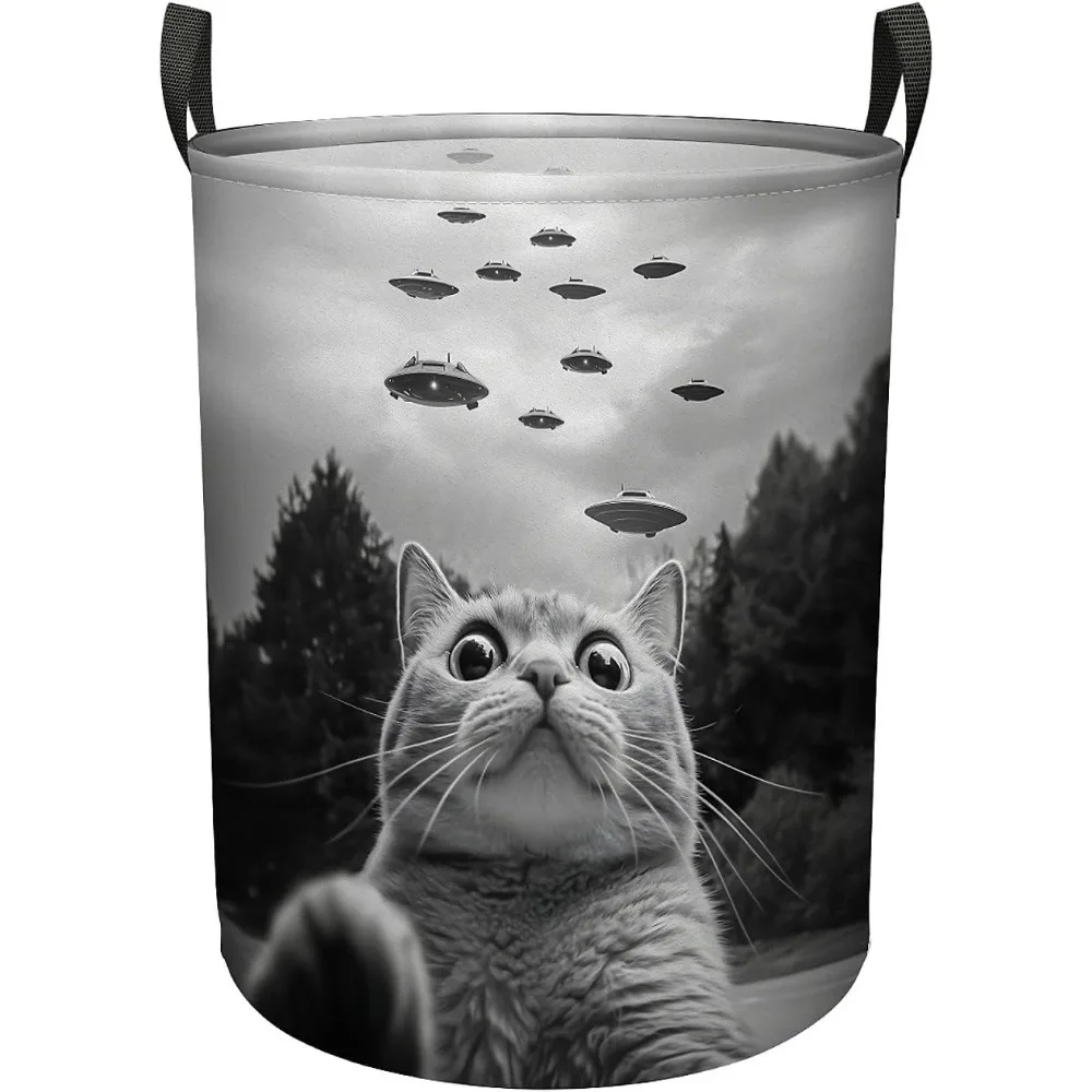 Складная корзина для белья Aliens Shock Cats с ручками, большая складная корзина для хранения, водонепроницаемая холщовая ткань
Складная корзина для белья Aliens Shock Cats с ручками, большая складная корзина для хранения, водонепроницаемая холщовая ткань
