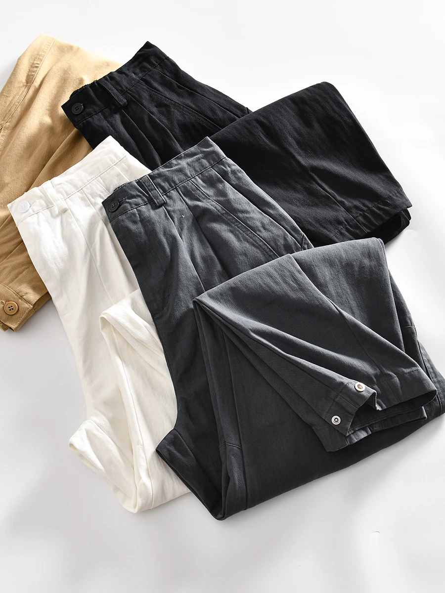 Retro Workwear Style Dad Casual Pants Loose Straight Leg Spring Fashion Men's Cotton Breathable Long Trousers Youth Active Style
Retro Workwear Style Dad Casual Pants Loose Straight Leg Spring Fashion Men's Cotton Breathable Long Trousers Youth Active Style