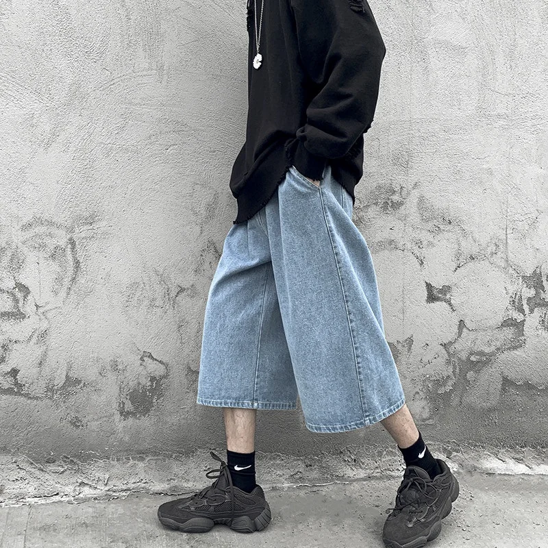 Loose Straight Leg Men's Jeans Spring Summer Casual Harajuku Style mid Waist Seven-Foot Harlan Wide Leg Trendy Brand
Loose Straight Leg Men's Jeans Spring Summer Casual Harajuku Style mid Waist Seven-Foot Harlan Wide Leg Trendy Brand